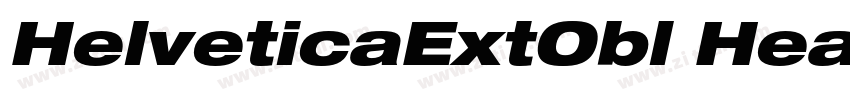 HelveticaExtObl Hea字体转换